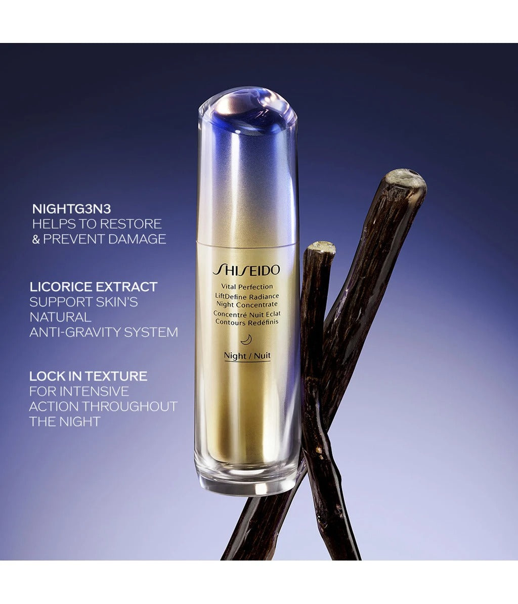 SHISEIDO Vital Perfection LiftDefine Radiance Concentré de Nuit - 40 ml