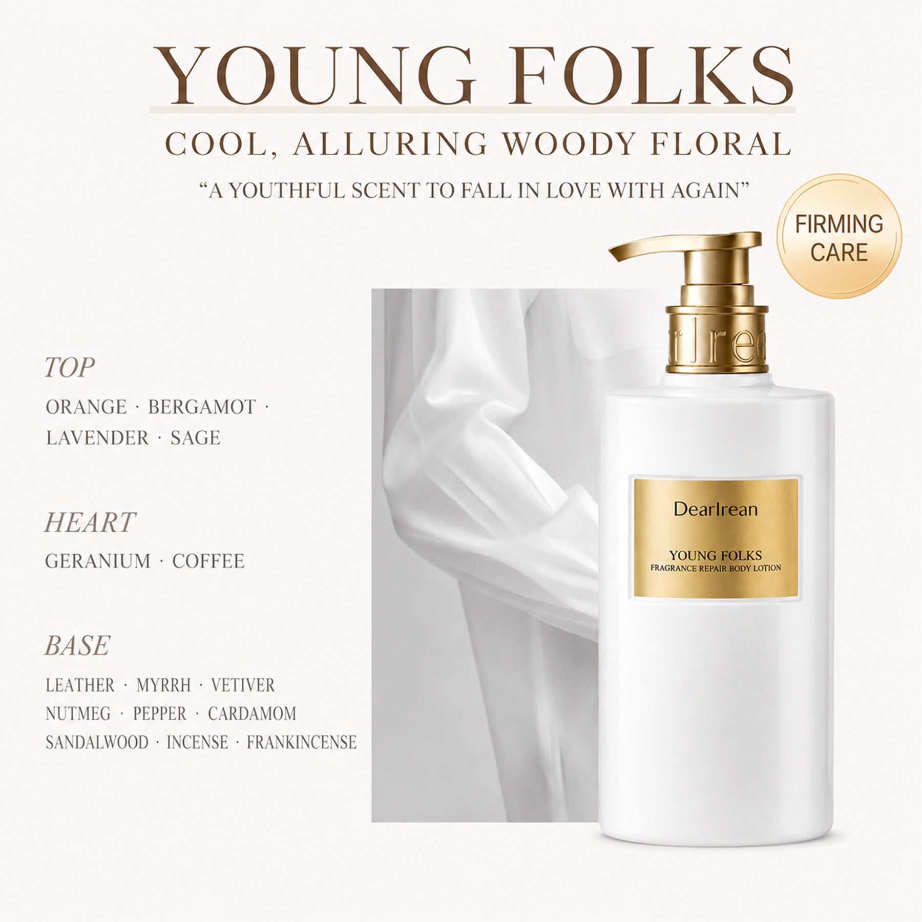 Dear Irean My Boy Lotion Corporelle Réparatrice Parfumée 250 ml