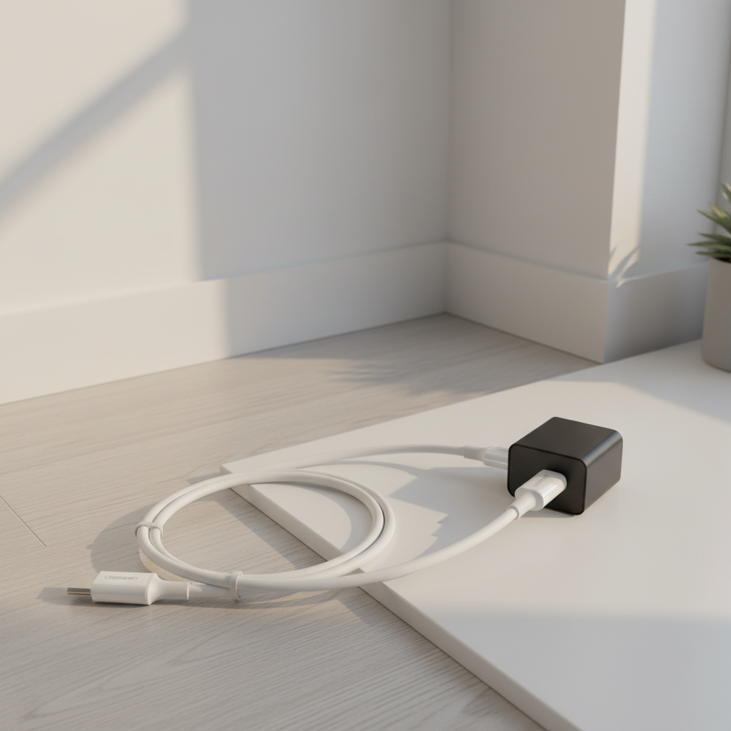 UGREEN Câble USB-C M-M 2.0 ABS - 2 m - Blanc