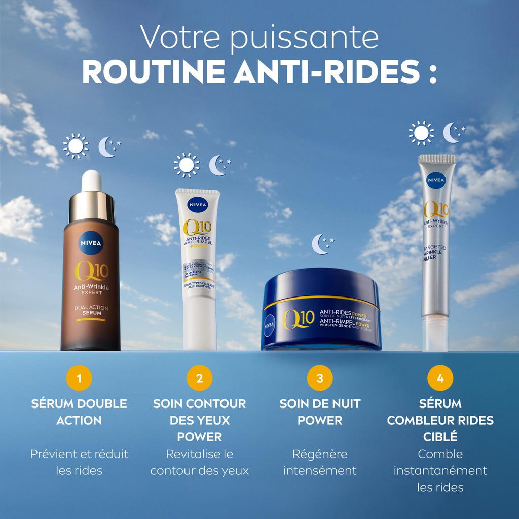 NIVEA Q10 Power Crème visage anti-rides fermeté extra soin nuit 50 ml