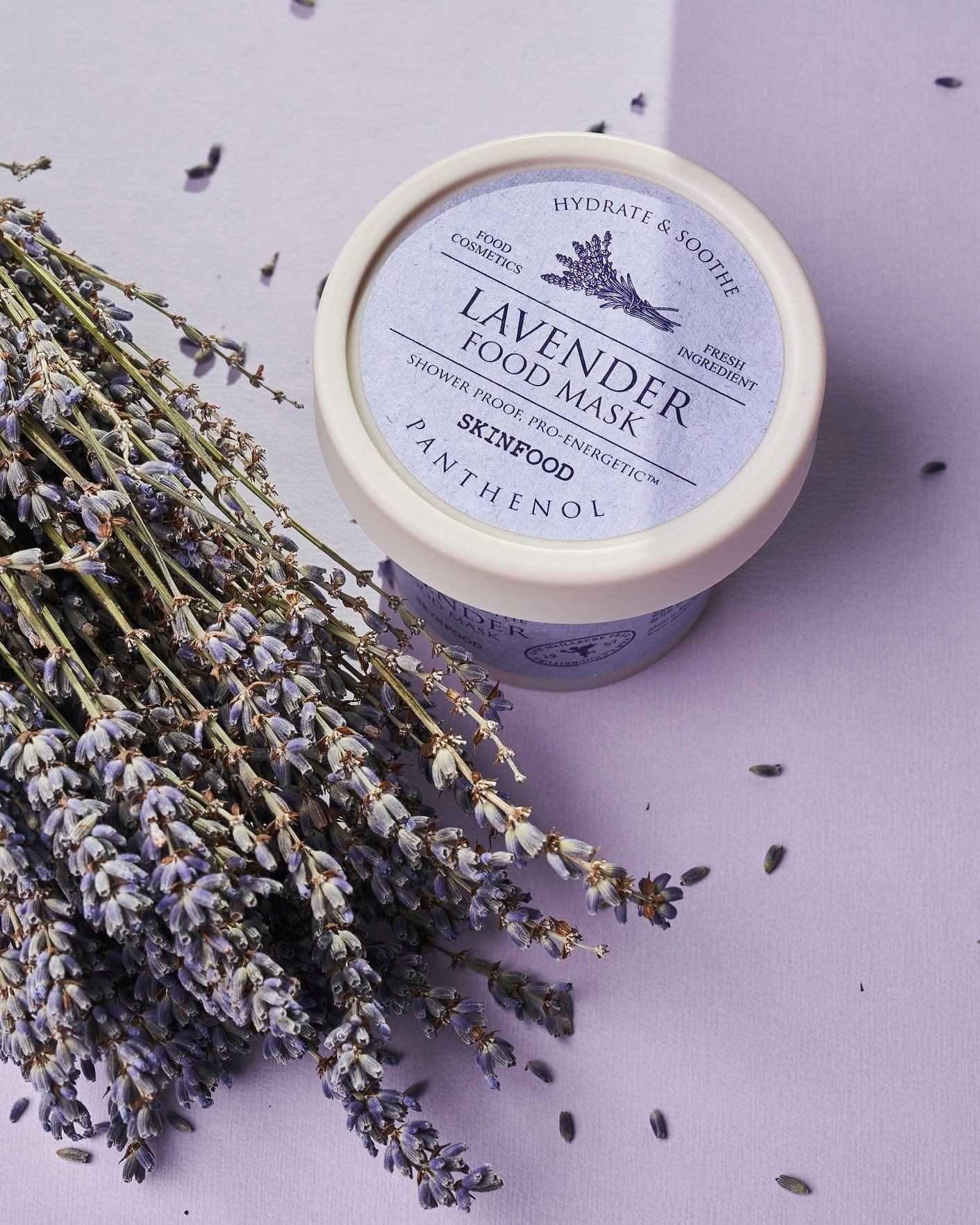 SKINFOOD Masque Lavande Food Masque Gel à Laver Apaisant & Hydratant 120 g