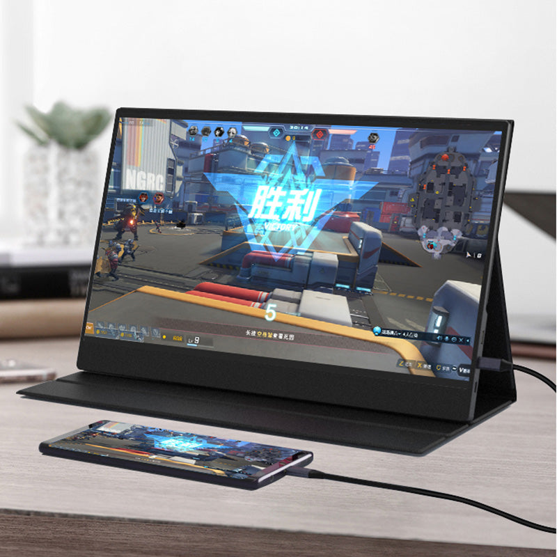 Lepow Ecran multifonctionnel portable 15,6", IPS HD, interface USB-C, compatible avec plusieurs appareils
