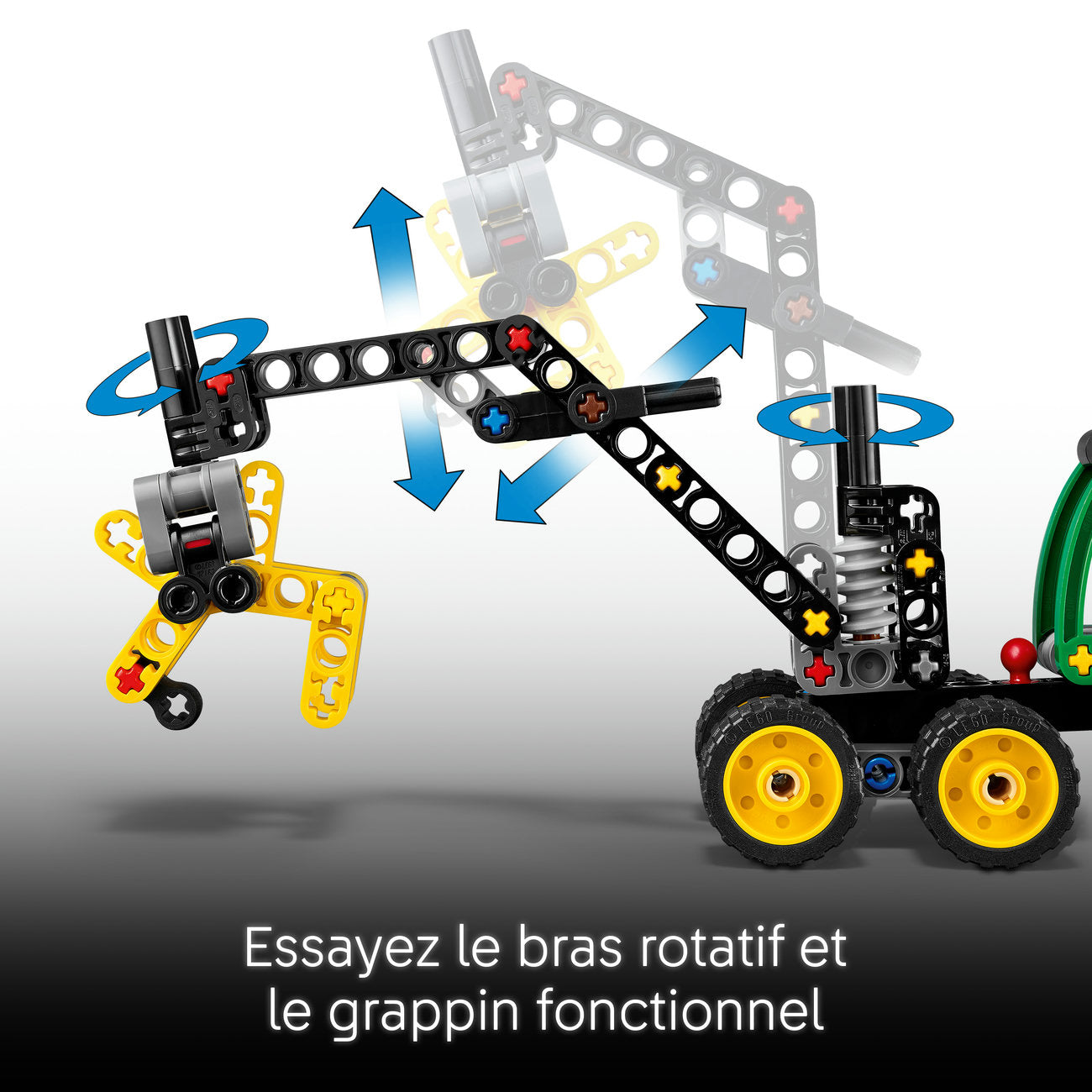 LEGO Technic 42218 Abatteuse forestière à roues John Deere 1470H