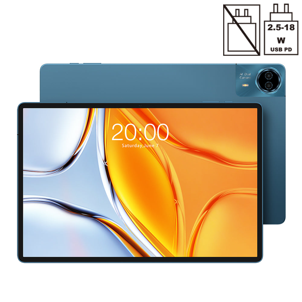 TECLAST T70 Tablette 14 pouces FHD, Helio G99 Octa-core, 20 Go RAM + 256 Go ROM, Android 15, Double SIM 4G LTE, Wi-Fi 5G, 10 000 mAh Charge rapide 18 W, Widevine L1, GPS, Bluetooth 5.2, OTG, Édition 2025