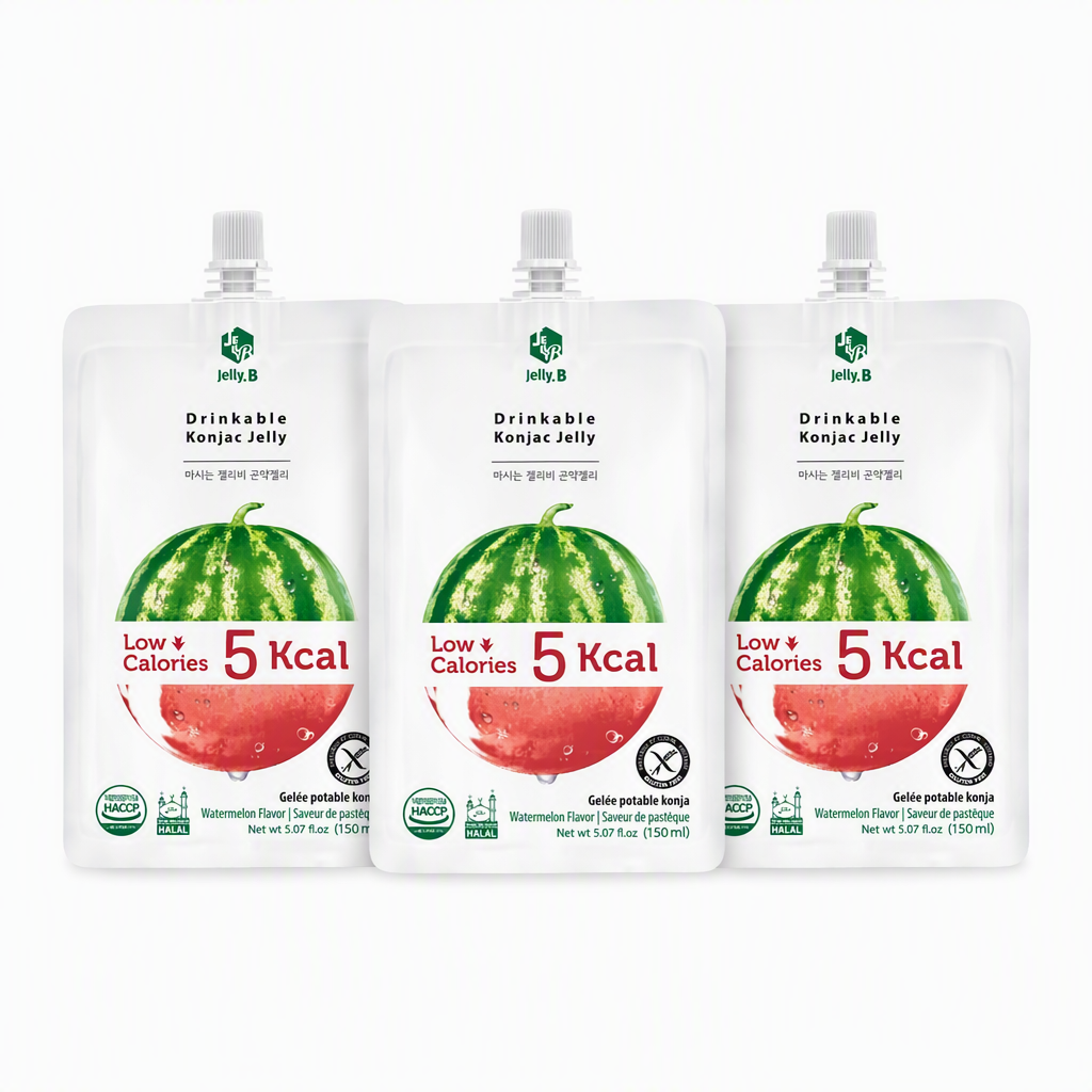 JELLY B Gelée de konjac à la pastèque - 150 ml (Lot de 3)