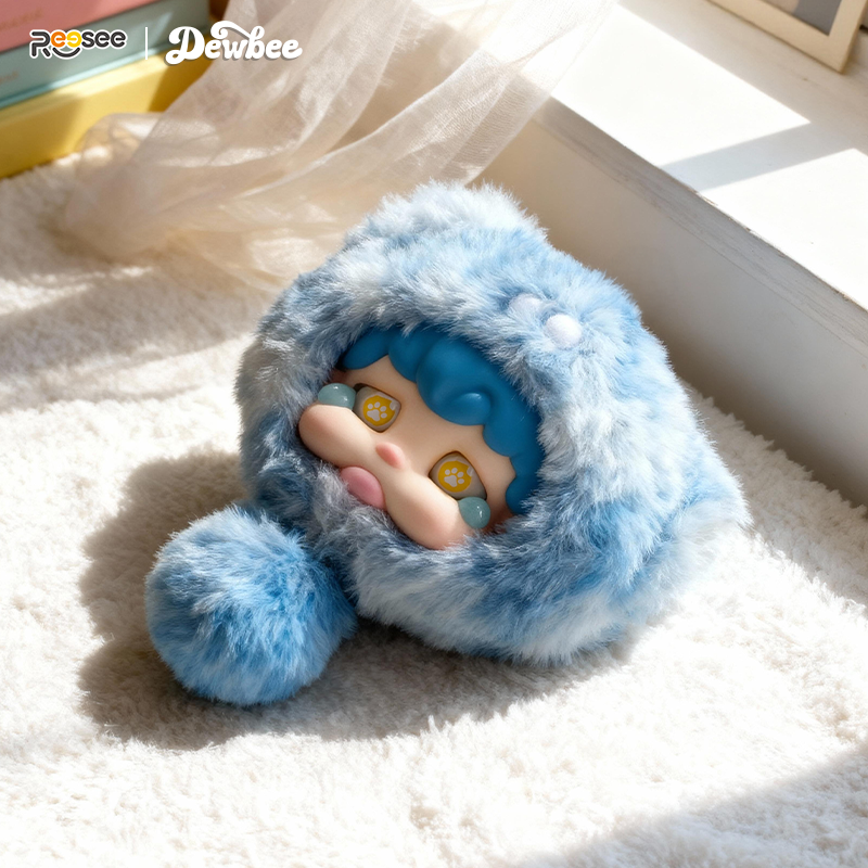 Blind box de pendentif en peluche Cat Rooler