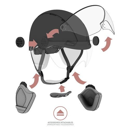 CASR STYLE Casque de protection taille L - Rose