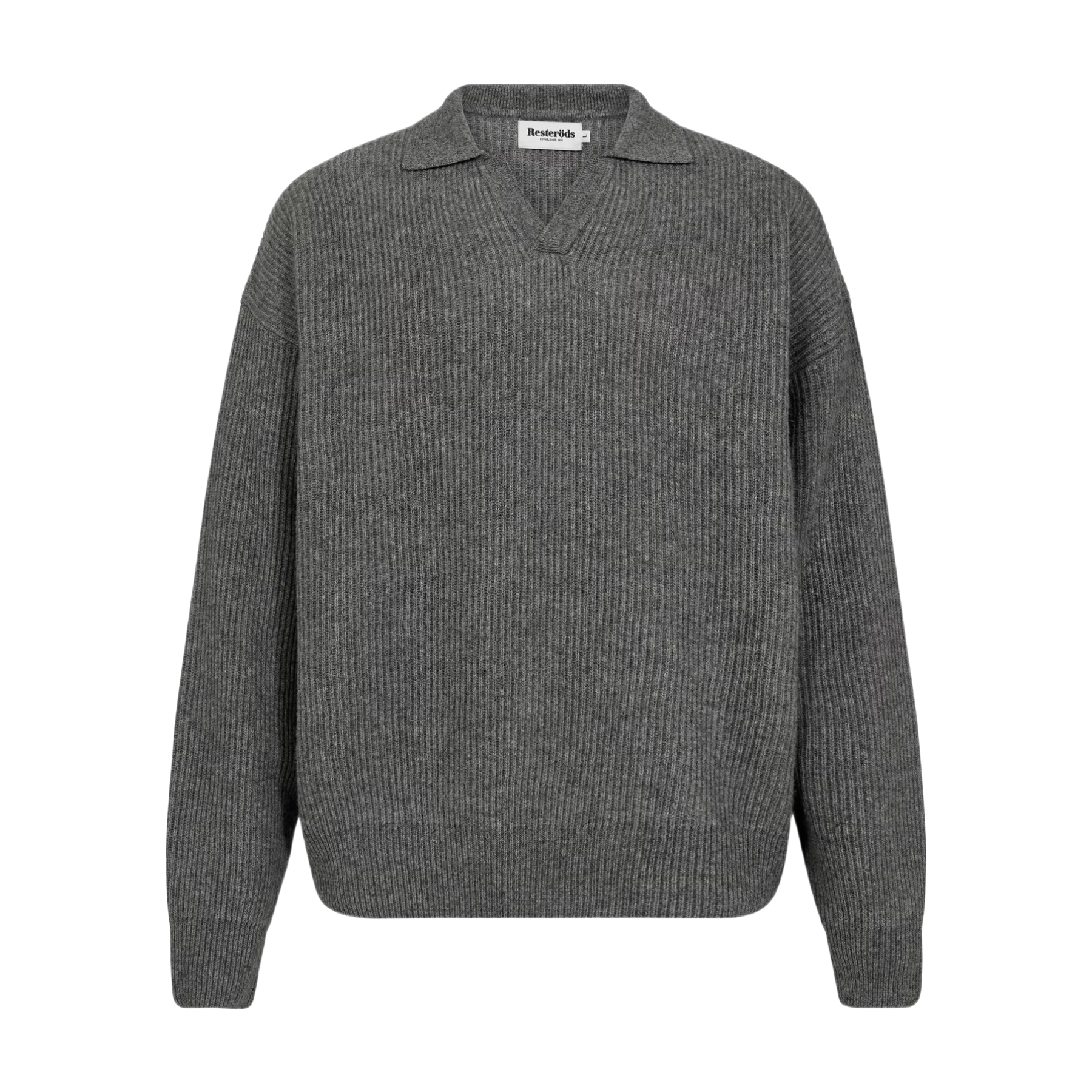 Resteröds Kane Polo Gris clair chiné S