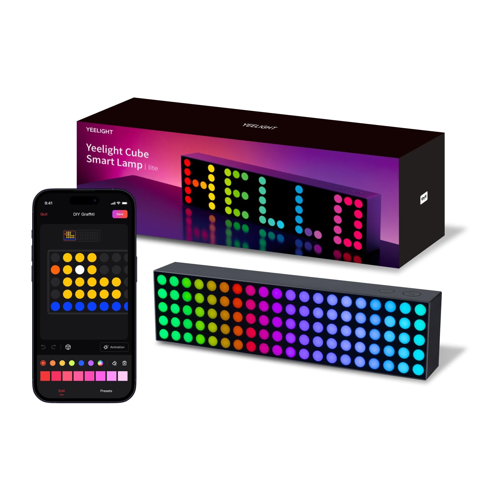 Yeelight Cube Lite Lampe connectée cubique