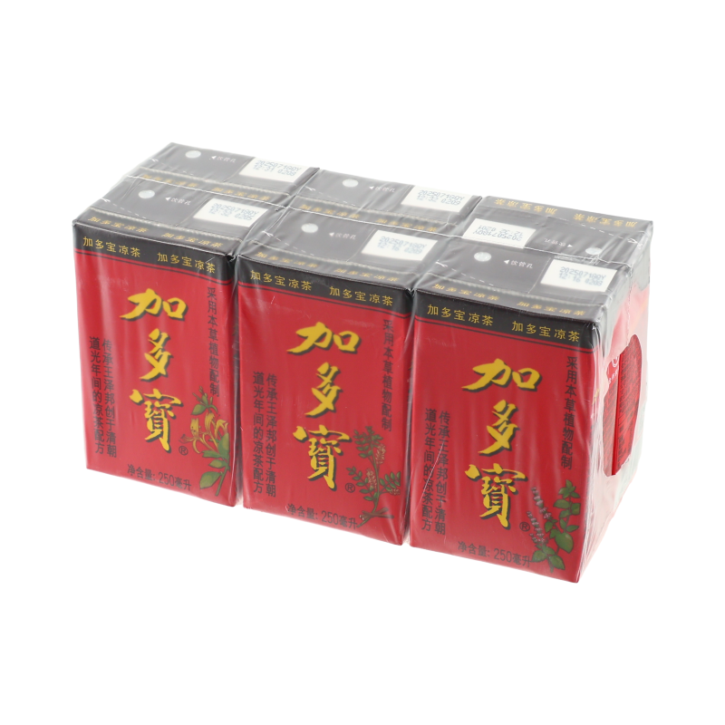 Jia Duo Bao Boisson au thé aux plantes - 6 x 250 ml