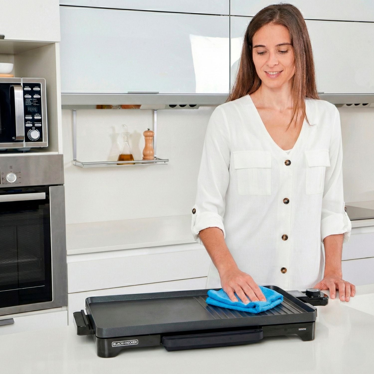 BLACK+DECKER Gril électrique 2200 W