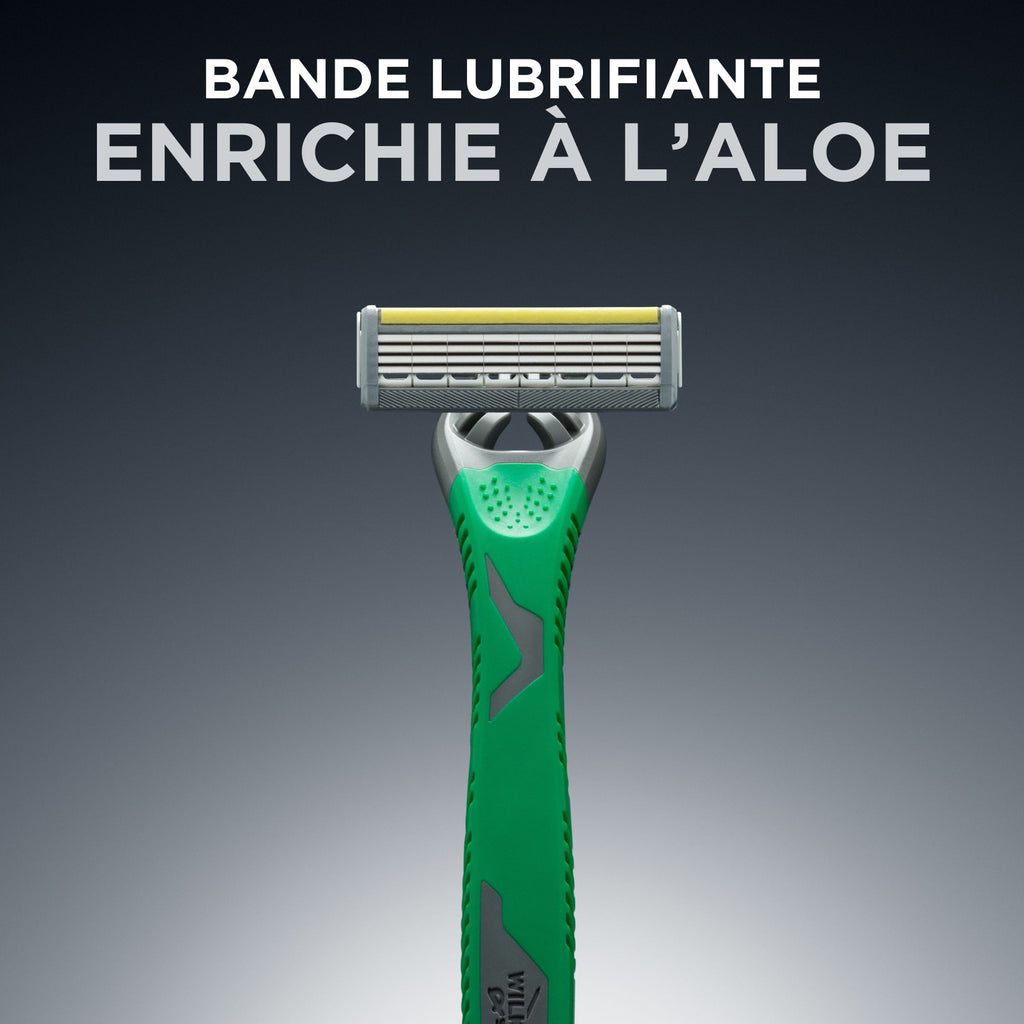 WILKINSON SWORD Quattro Essential 4 - Rasoirs Jetables Sensitive Pour Homme - x 3