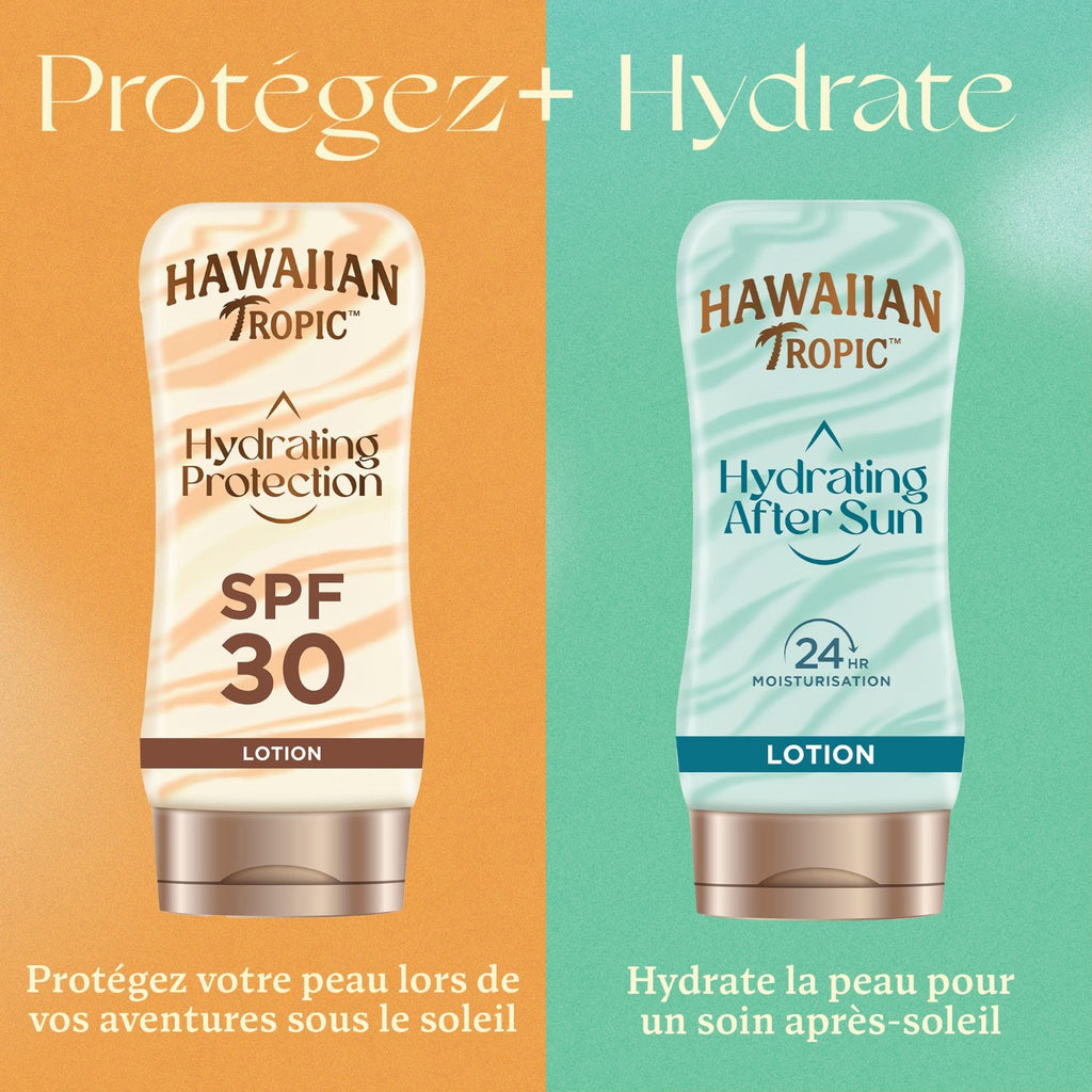 HAWAIIAN TROPIC Hydrating Protection Crème solaire corps SPF 30 - 180 ml