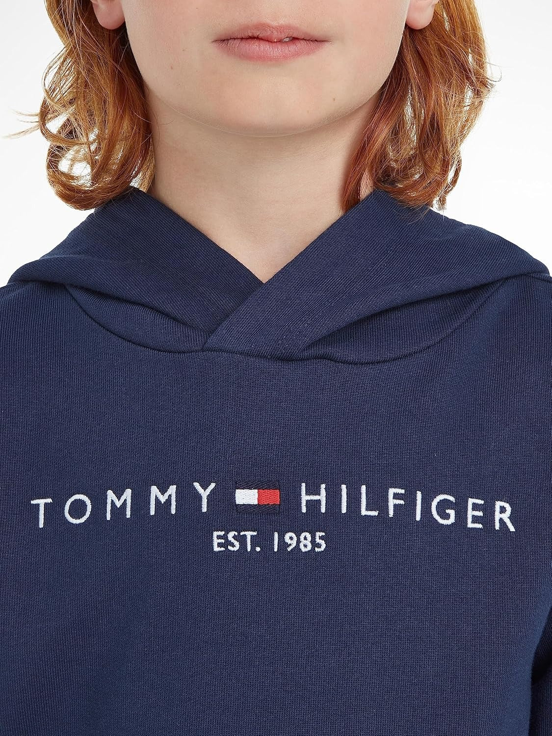 TOMMY HILFIGER Sweat à capuche Essential Bleu marine Enfants 4