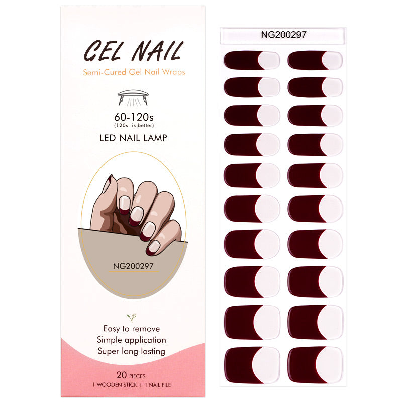 MeoMagic 14-134 Autocollants gels pour ongles - 20 pièces