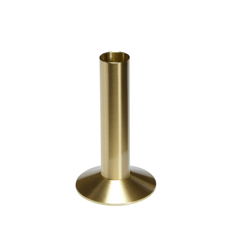 Hübsch Sleek Bougeoir en laiton