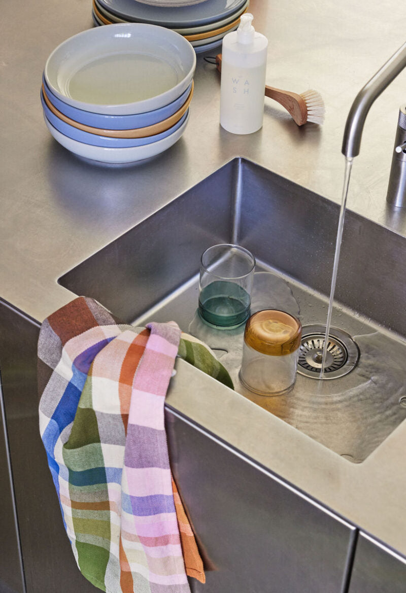 Hübsch Playful Lot de 2 torchons de cuisine - Multicolore