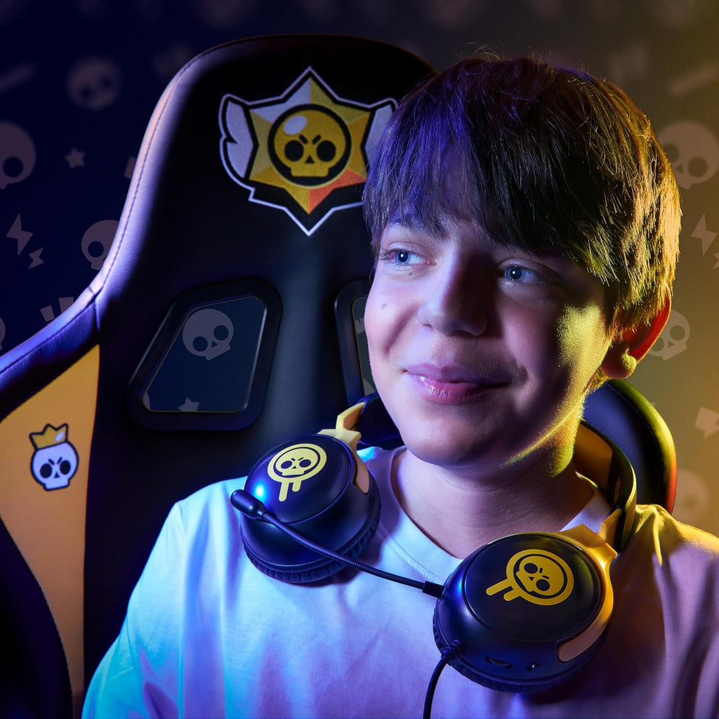 Subsonic Brawl Stars Drippy Skull Casque Gaming filaire - PS5/PS4/PC/Switch/Xbox