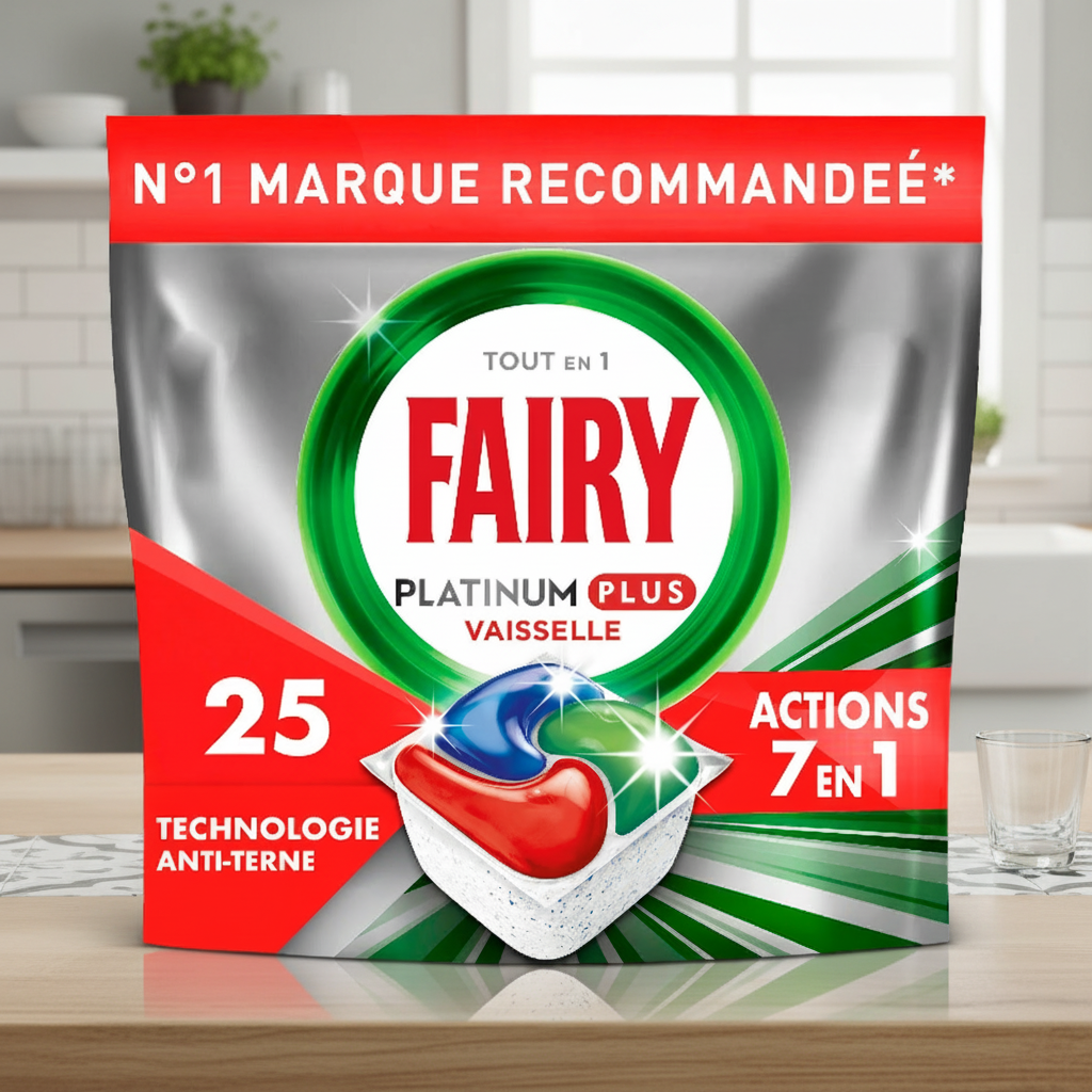 Fairy Platinum Plus Original Tablettes Lave-Vaisselle X25