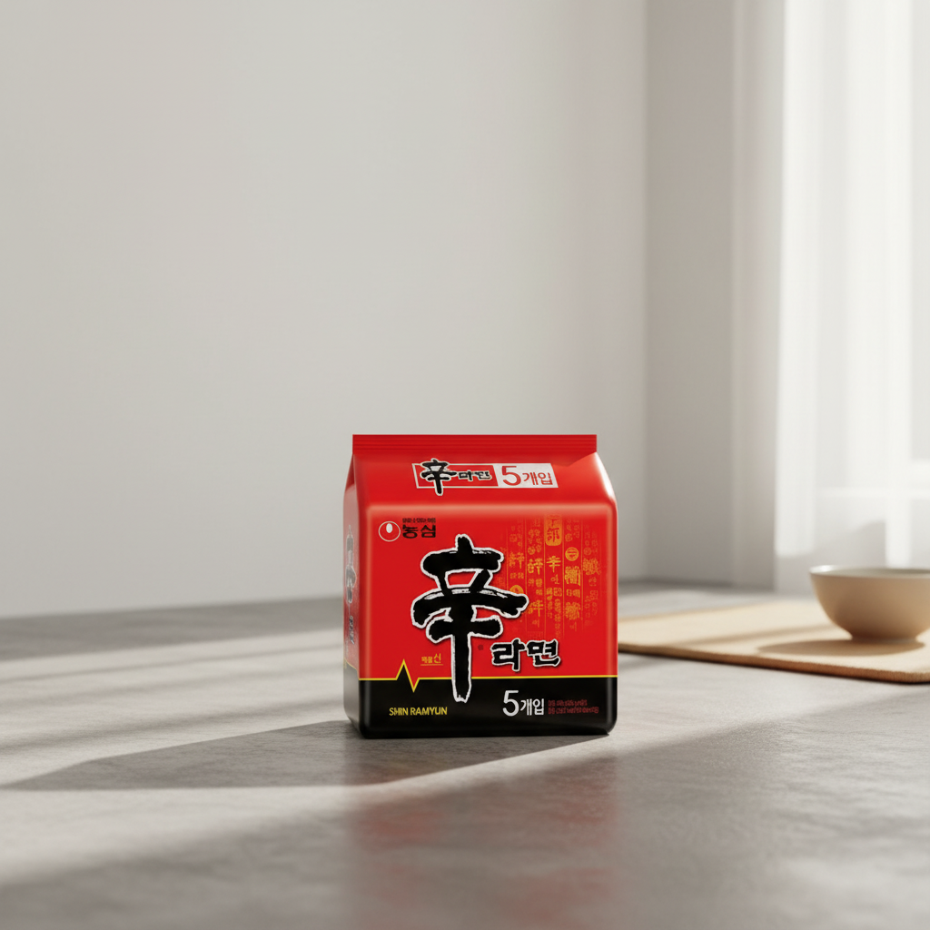 Nongshim Shin Ramyun Nouilles instantanées épicées - 5 x 120 g