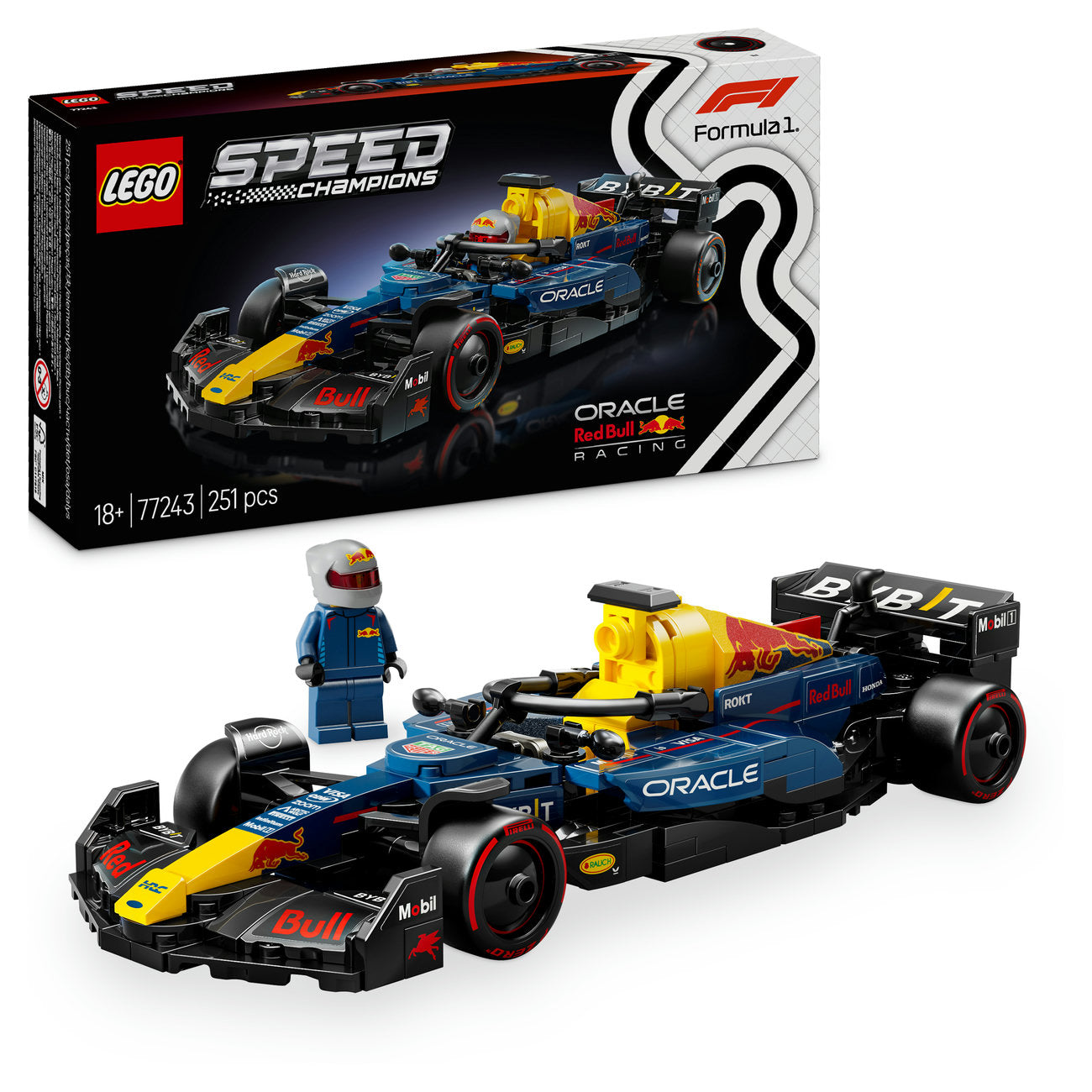 LEGO Speed Champions 77243 Oracle Red Bull Racing RB20 Voiture F1