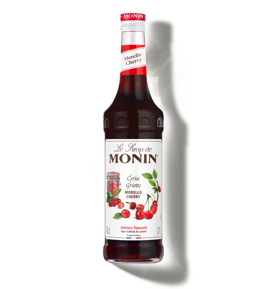 MONIN Sirop saveur cerise griotte - 700 ml