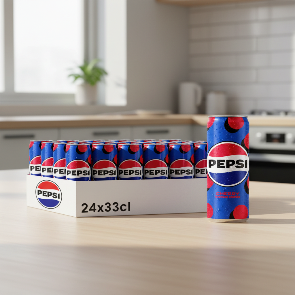 PEPSI Boisson gazeuse cerise - 24 x 33 cl