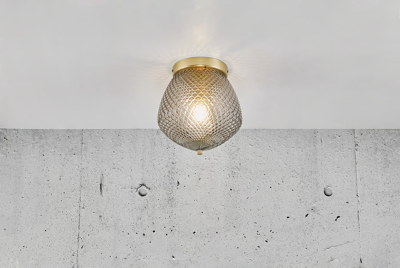 Plafonnier ORBIFORM verre et métal laiton IP20 E27 - Nordlux, Intérieur