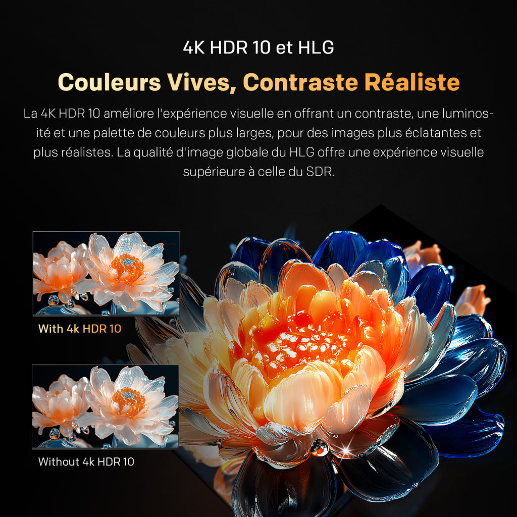 METZ 65MUF7000Z TV 65 pouces 165 cm Google TV avec protection des yeux, 4K UHD, Dolby Vision & Atmos, HDR10, fonction localisation de la télécommande, triple tuner, CI+ classe énergétique F