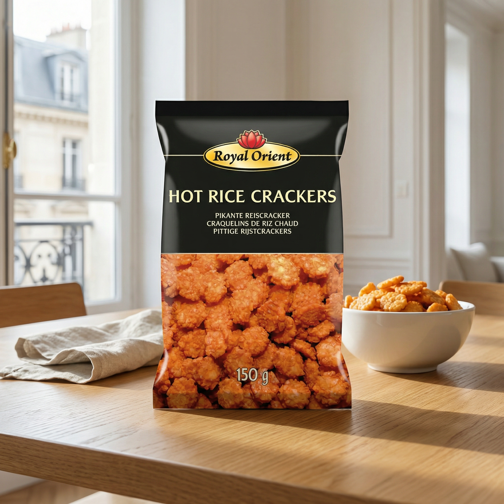 Royal Orient Crackers de riz chauds - 150 g