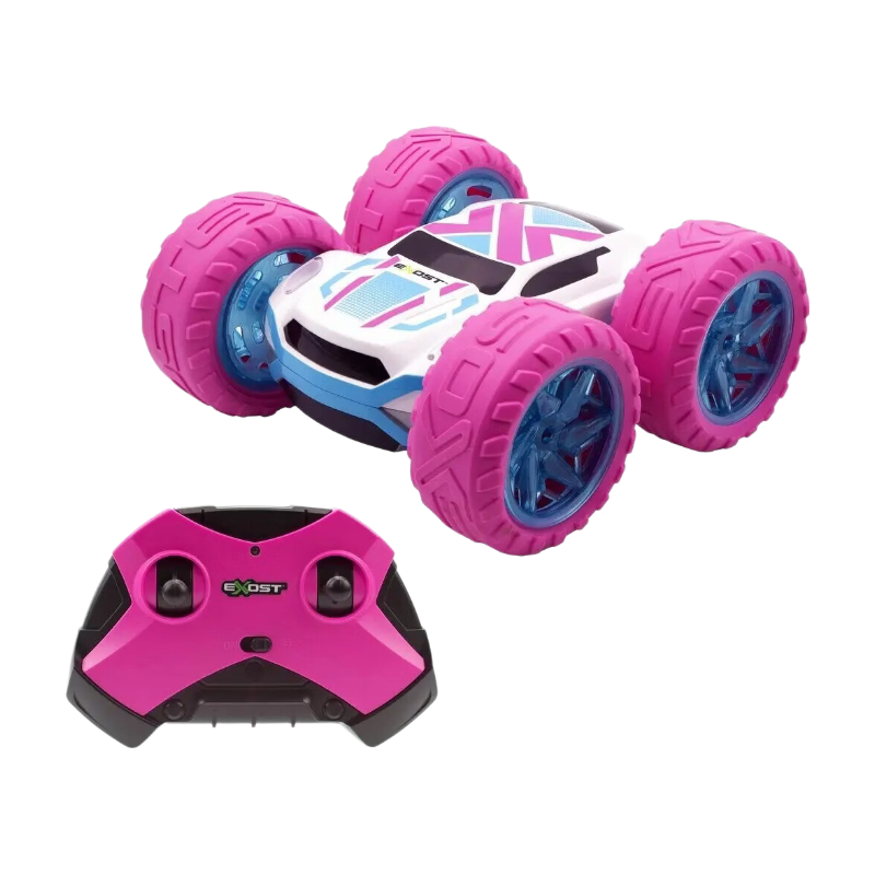 EXOST - 360 Cross Rose - Voiture radiocommandée tout-terrain - Batterie rechargeable - 16 cm