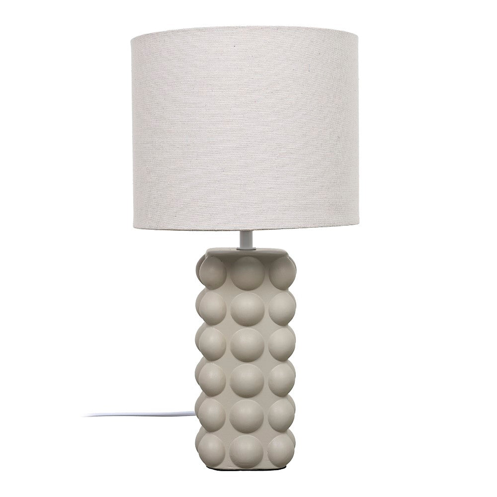 HOME DECO FACTORY Lampe en céramique Taupe
