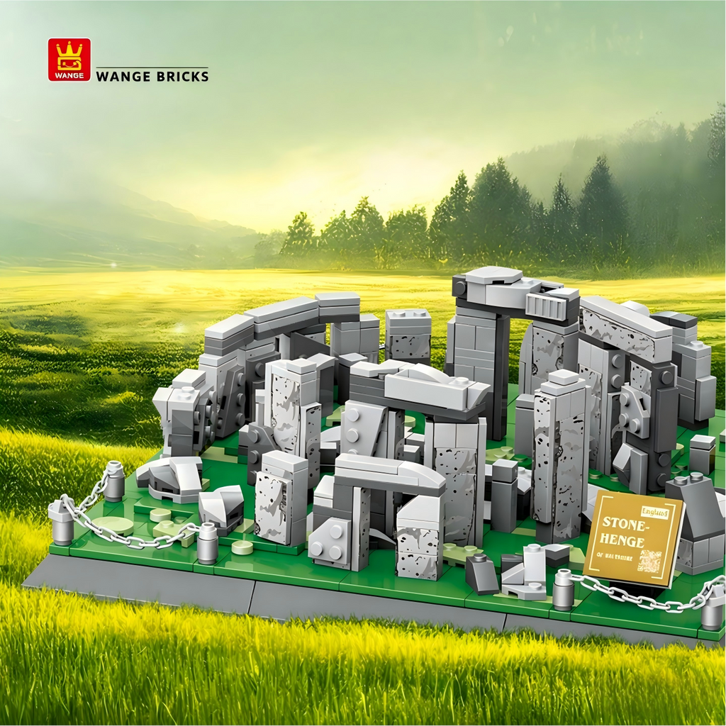 WANGE Stonehenge-Wiltshire, Angleterre 753 Pièces Ensemble de Blocs de Construction pour Bâtisseurs Amateurs