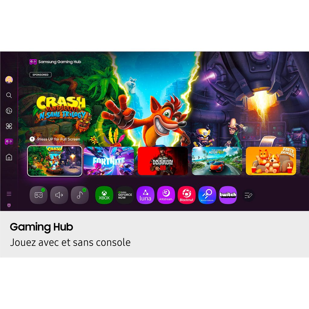Samsung téléviseur 4K Crystal UHD série U7005F 2025 - 75 pouces