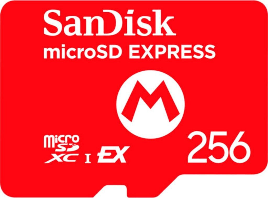 SanDisk Carte microSD Express 256 Go pour Nintendo Switch 2