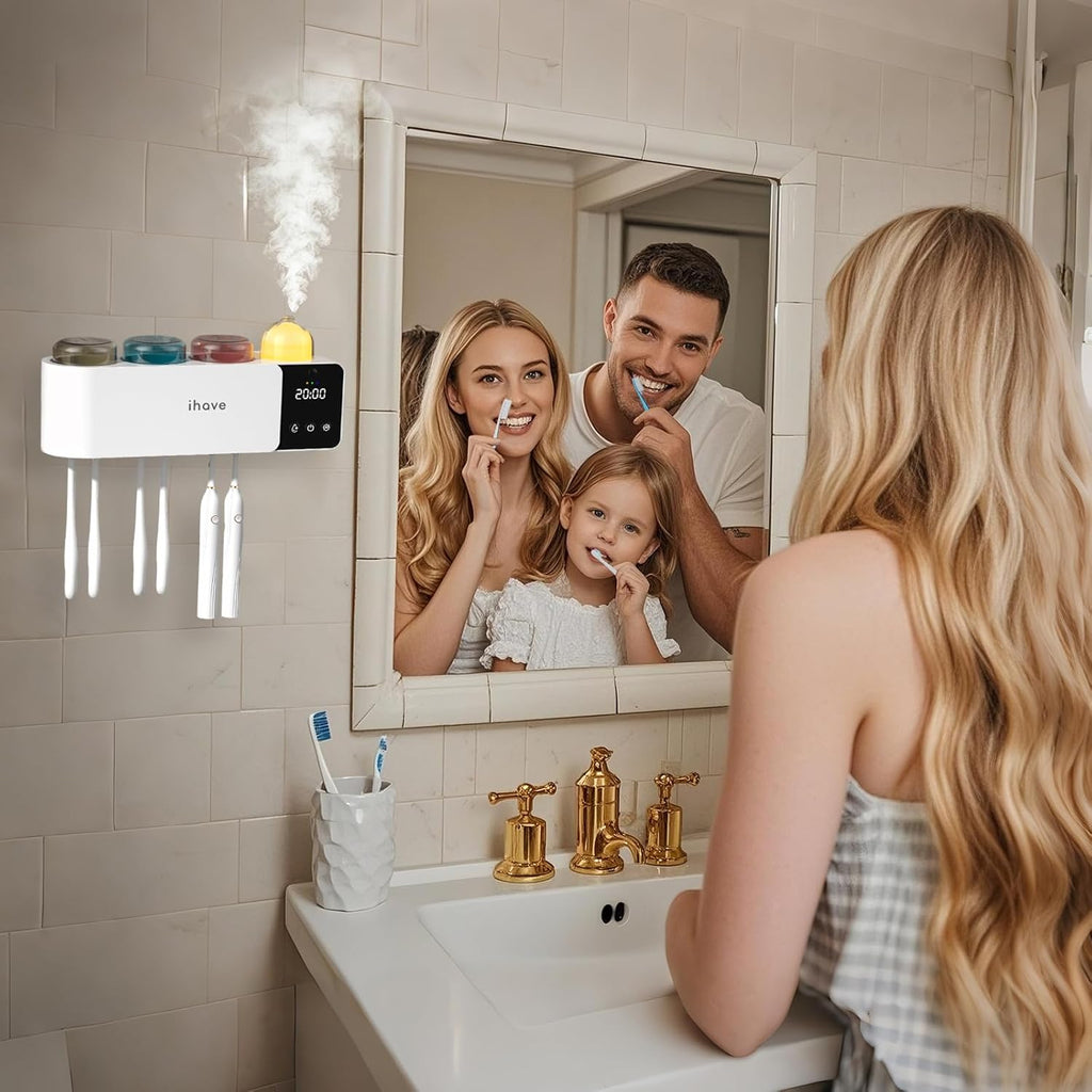 iHave F103 Stérilisateur de brosse à dents avec porte-brosse à dents
