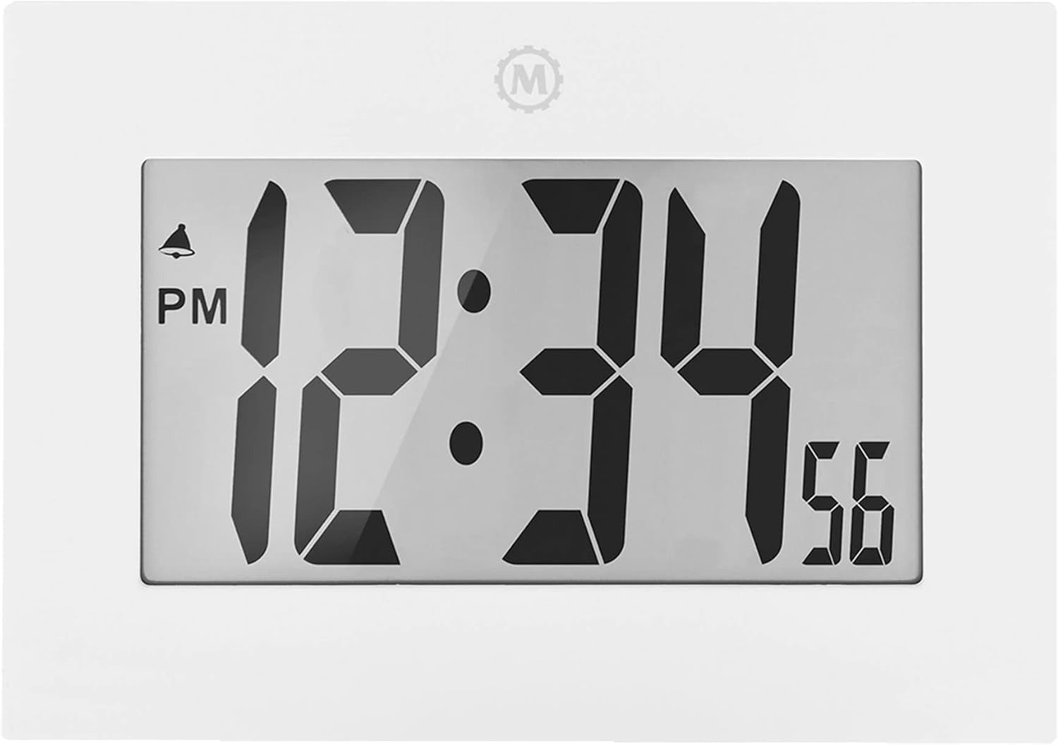 Marathon Calgary Horloge numérique murale - Blanc