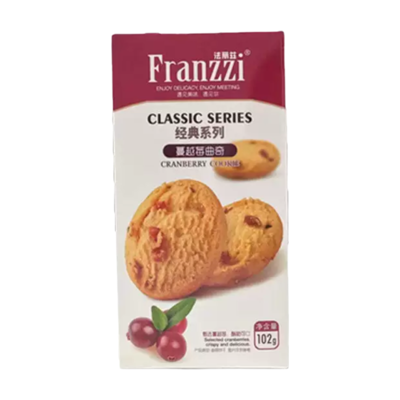 Franzzi Cookies à la canneberge 102g