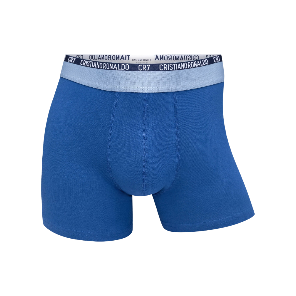 CR7 Lot de 6 Boxers Noir/Bleu/Bleu Clair