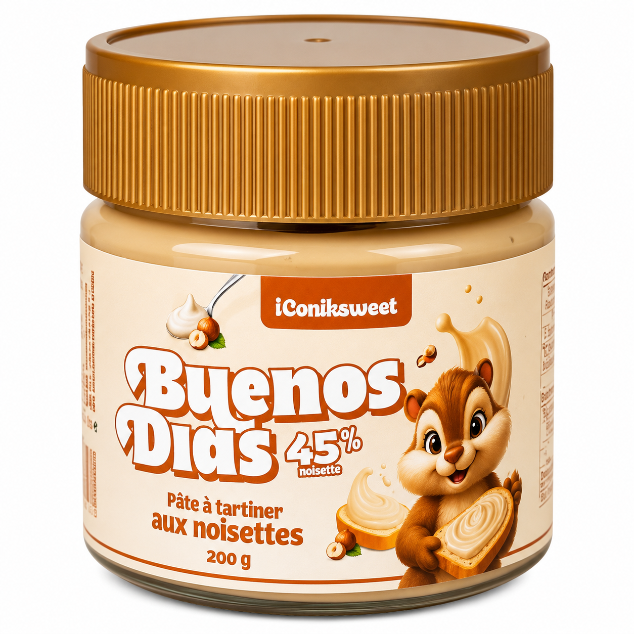 BUENOS DIAS Pâte à tartiner aux noisettes 200 g