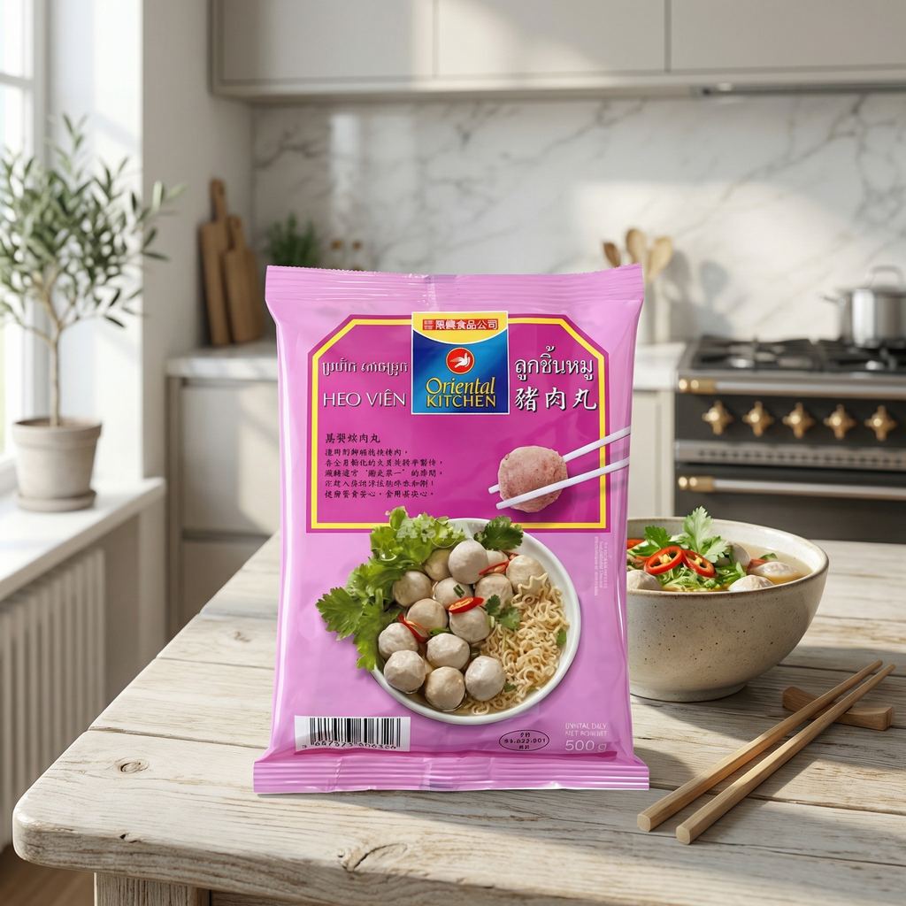 ORIENTAL KITCHEN Boulettes de viande de porc - 500 g