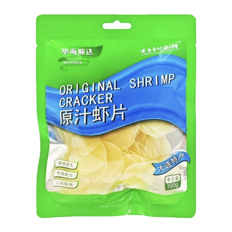 Huaseed Chips de crevettes saveur jus original 100 g