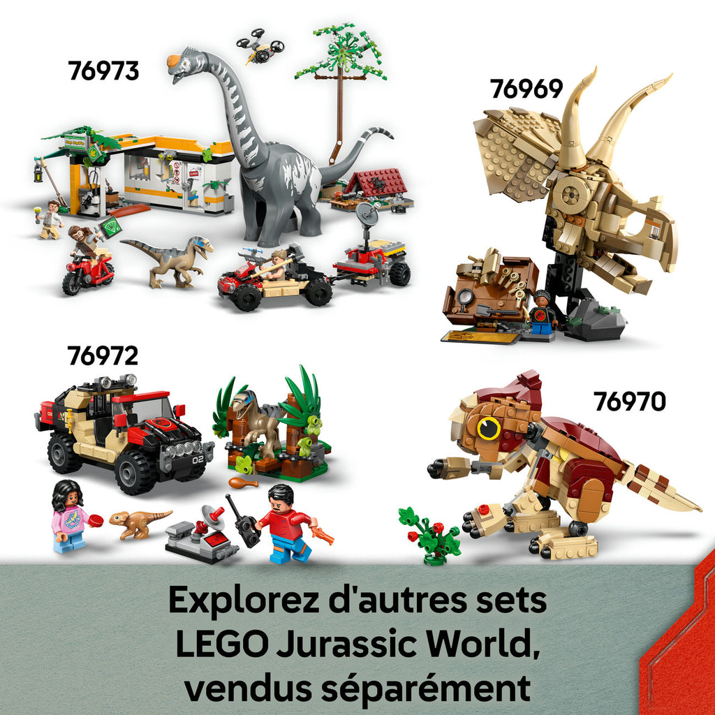 LEGO Jurassic World Mission du temple Spinosaurus & Quetzalcoatlus 76976 Set de construction (984 pièces)