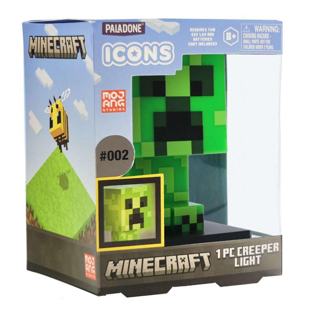 MINECRAFT Lampe Icon Creeper - sous licence officielle - Fonctionne avec piles