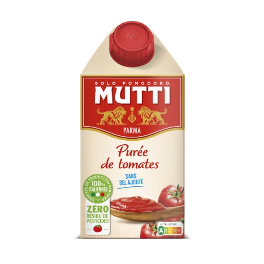MUTTI purée tomate zéro pesticides 500g