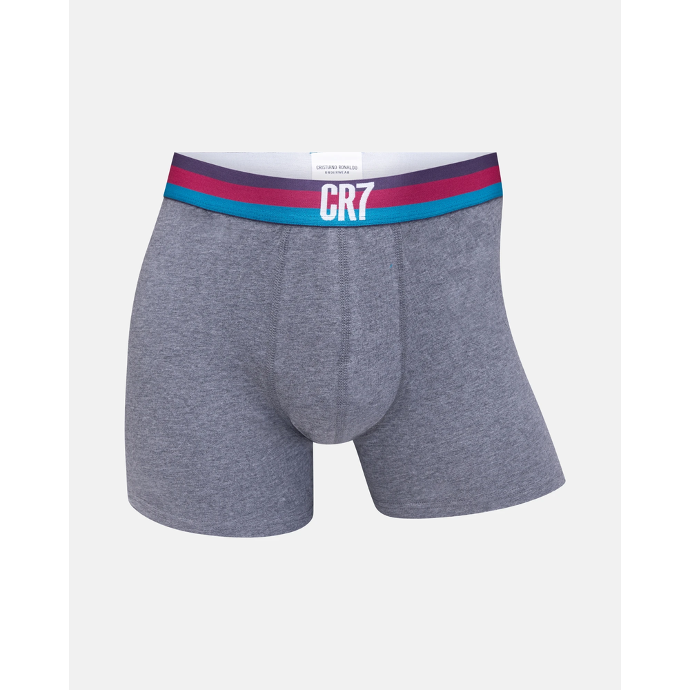 CR7 Lot de 6 boxers courts Noir/Bleu marine/Gris