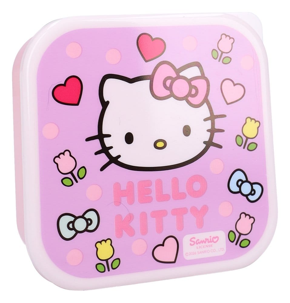 Hello Kitty Boîte à Snacks (3 en 1) Hello Kitty Bouchées Fraîches
