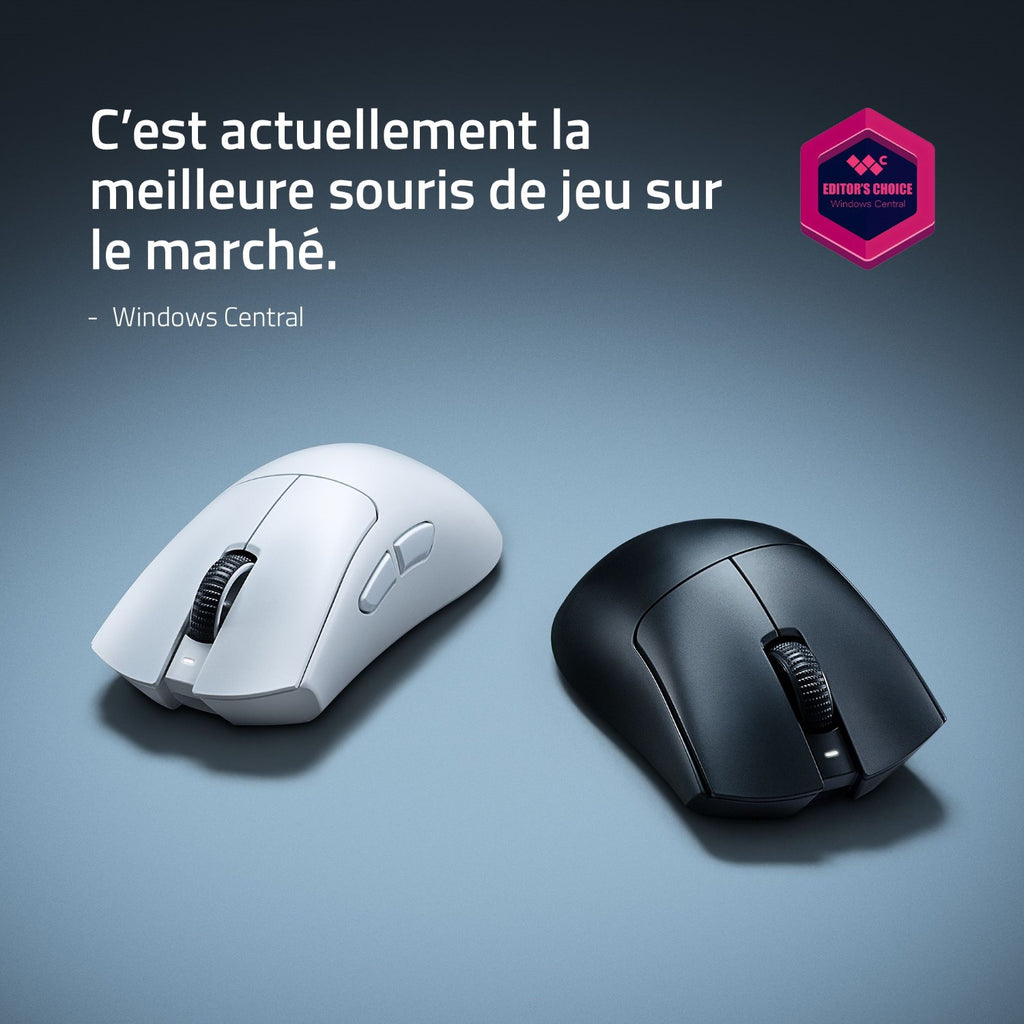 Razer DeathAdder V4 Pro Souris Gaming sans fil - 30000DPI, 8 Bouttons - Noir