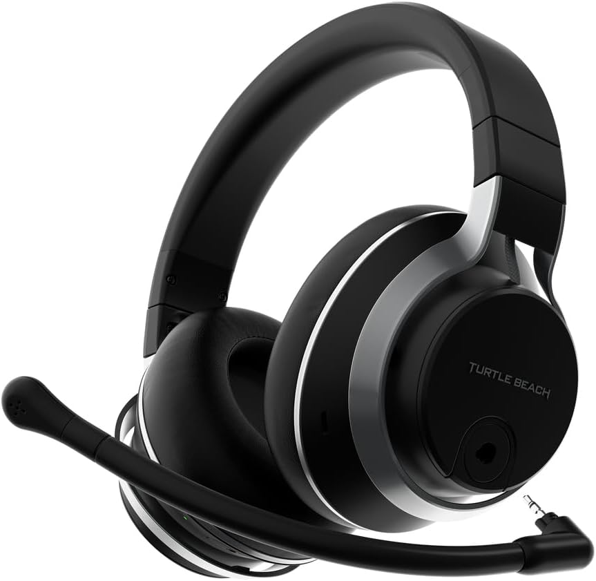 Turtle Beach Stealth Pro Casque Gaming sans Fil & Bluetooth - Micro Intégré - Xbox Series X|S, PS5, PS4 & PC - Noir