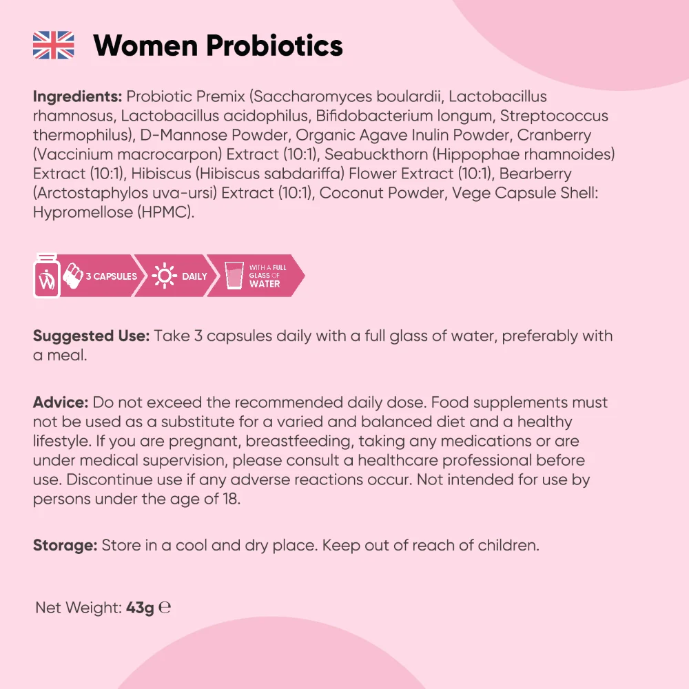 WeightWorld Probiotiques pour femmes 90 gélules